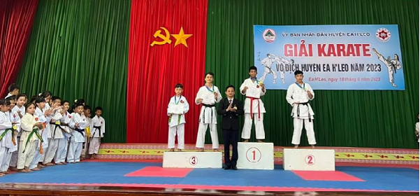 Giải Karate vô địch huyện Ea H’Leo năm 2023